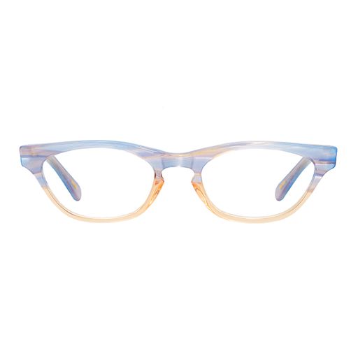 Pastel eyeglasses Handmade in California for petite narrow face.