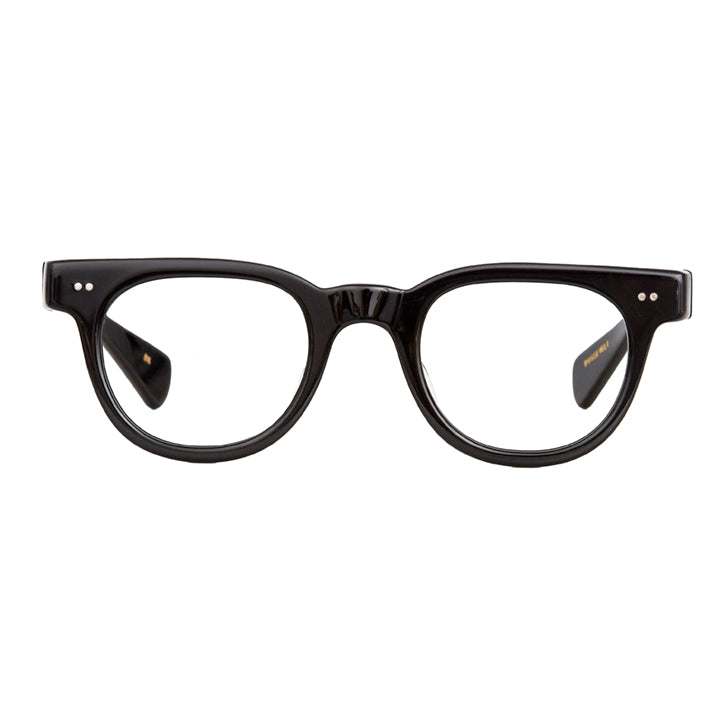 Classic mens glasses, black frame made in USA