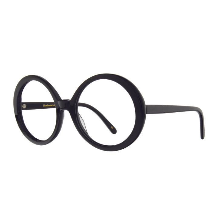 American made oversized round prescription glasses .