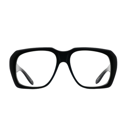Bold thick black eyeglasses made in USA. #black
