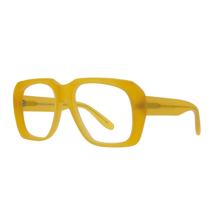 Big bold glasses made in California, Bay Area. #yellow