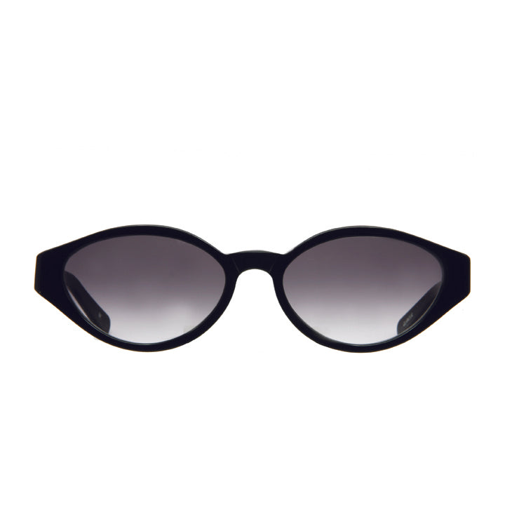 Classic black 90s short sunglasses for prescription lenses.