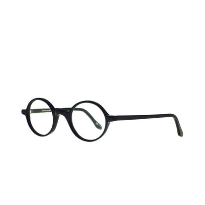 Side view of petite round back glasses.